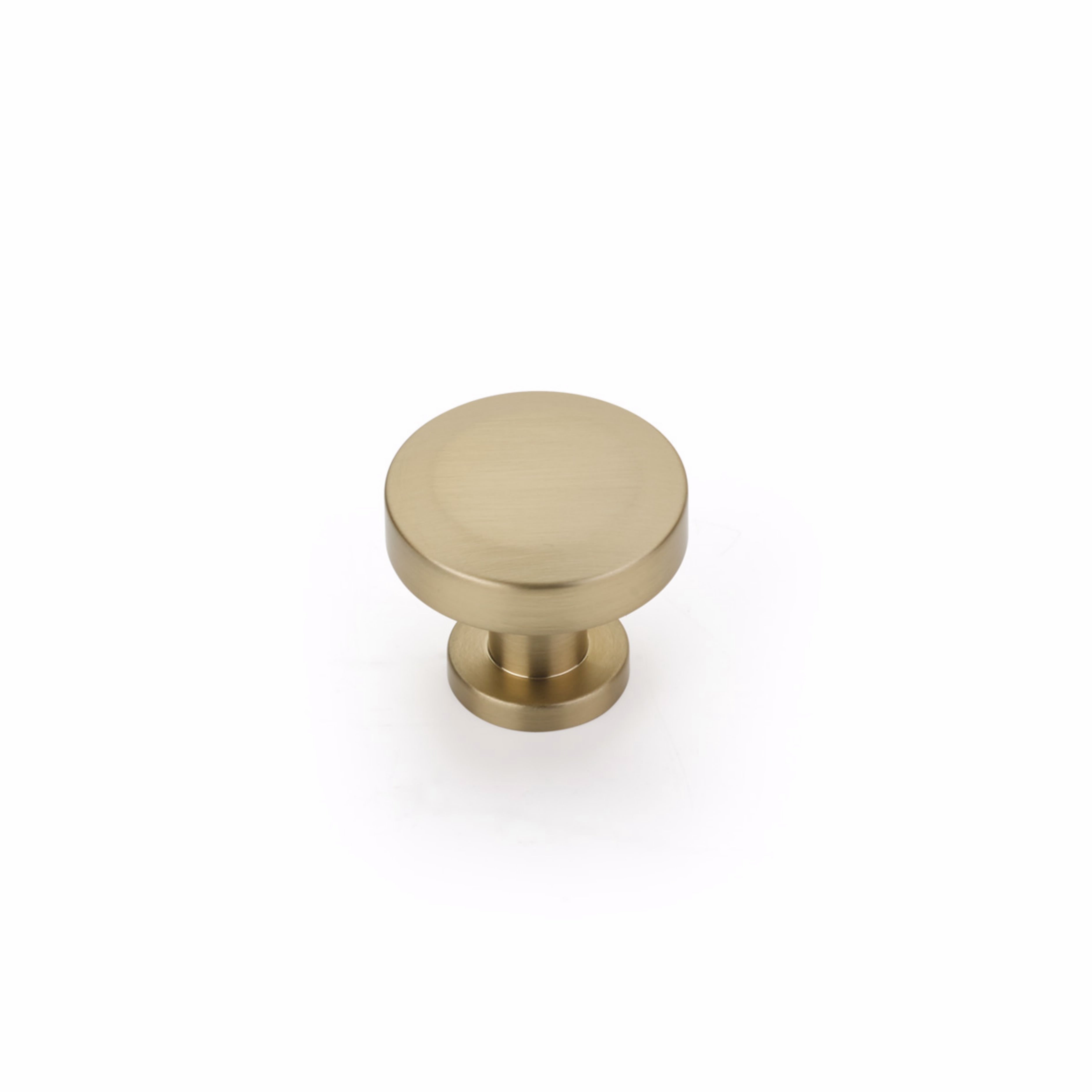 Schaub 550-SSB 1-1/4" Diameter Heathrow Cabinet Knob Signature Satin Brass Finish Main image