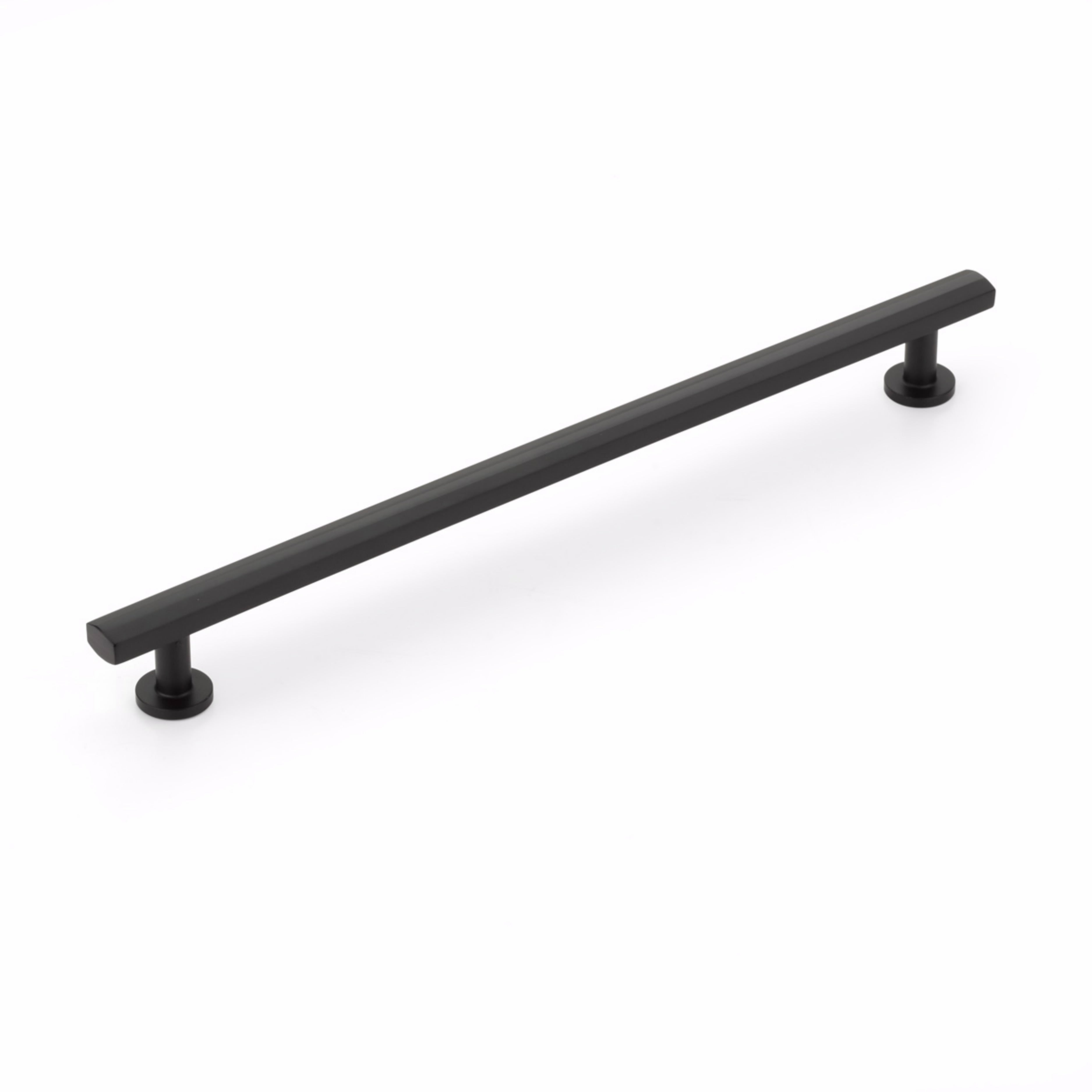 Schaub 562-MB 10" Center to Center Heathrow Cabinet Pull Matte Black Finish Main image