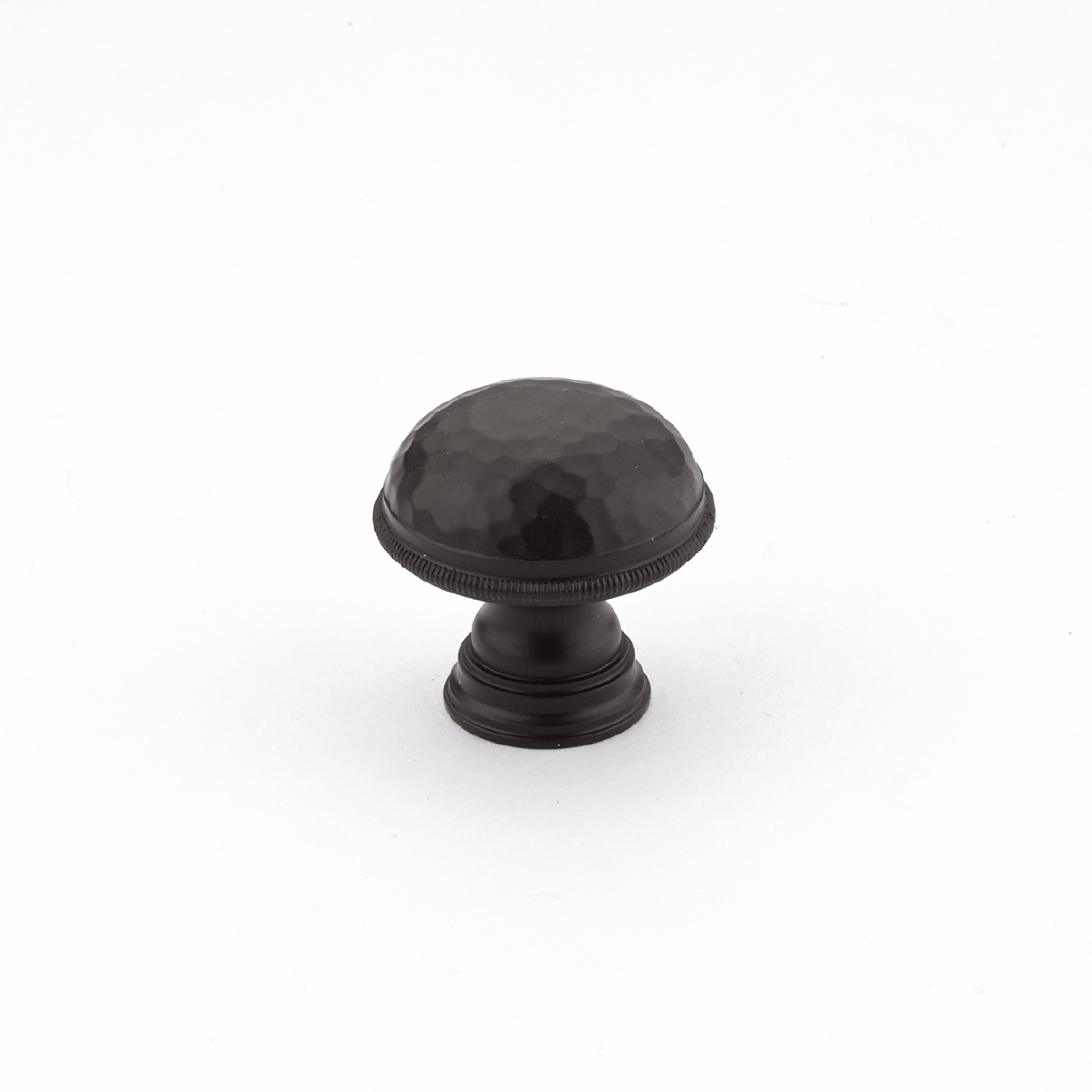 Schaub 571 - 1-1/4" Atherton Hammered Knurled Edge Cabinet Knob Secondary image