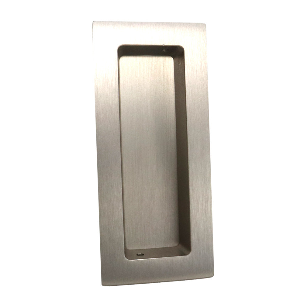 Omnia - Contemporary Flush Pull - Satin Nickel