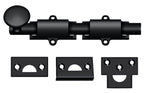 Deltana - 6" Surface Bolt; Heavy Duty - Black