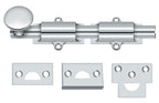 Deltana - 6" Surface Bolt; Heavy Duty - Bright Chrome