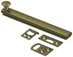 Deltana - 6" Surface Bolt; Concealed Screw; Heavy Duty - Antique Brass