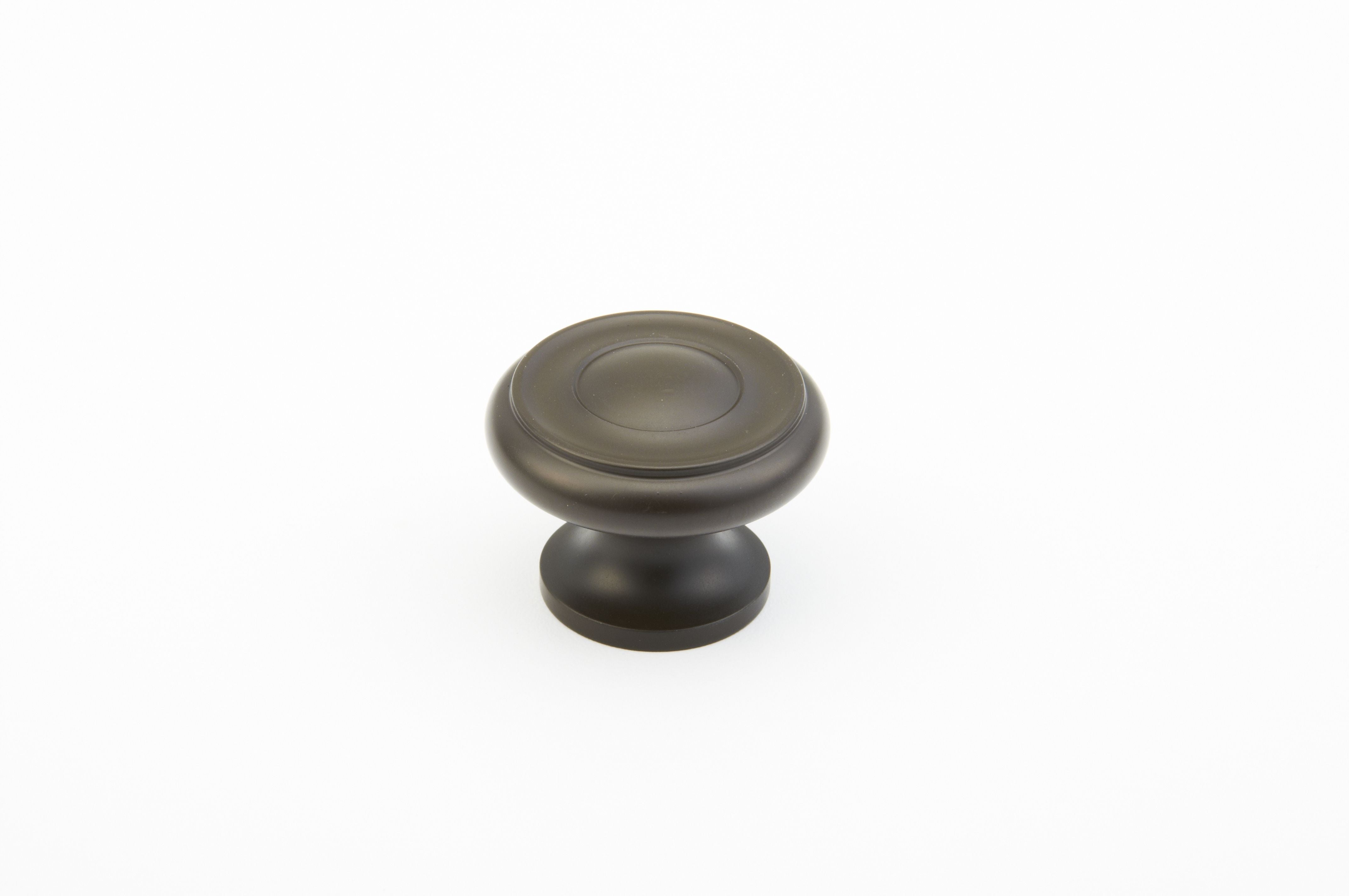 Schaub 704-10B 1-1/2" Colonial Cabinet Knob Oil Rubbed Bronze Finish Main image