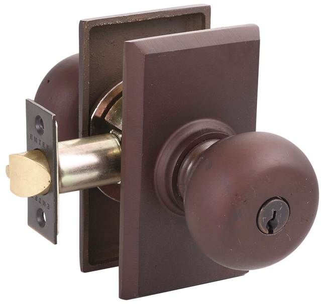 Emtek - Winchester Knob 2-3/8" Backset Passage with Style # 3 Rose for 1-3/8" to 2" Door Secondary image
