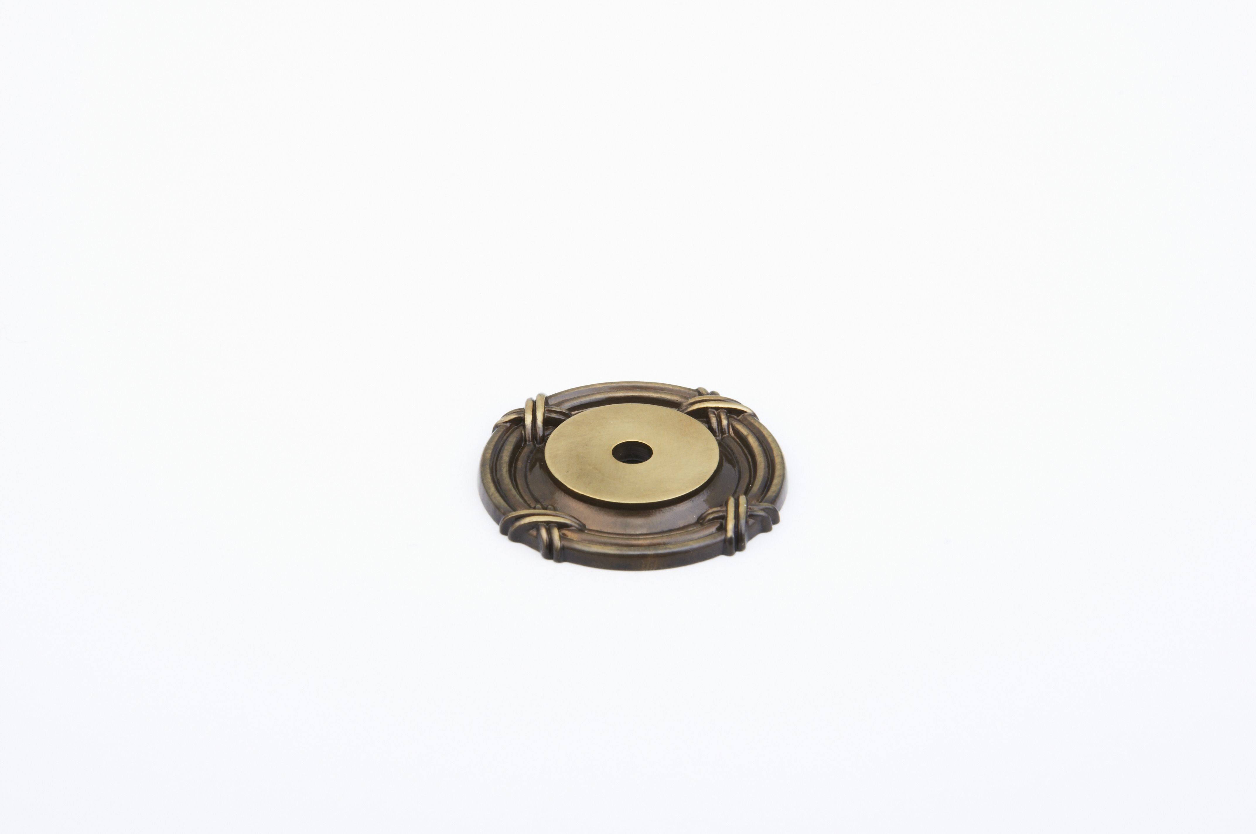 Schaub 756-ALP 1-1/2" Versailles Backplate Antique Light Polish Finish Main image