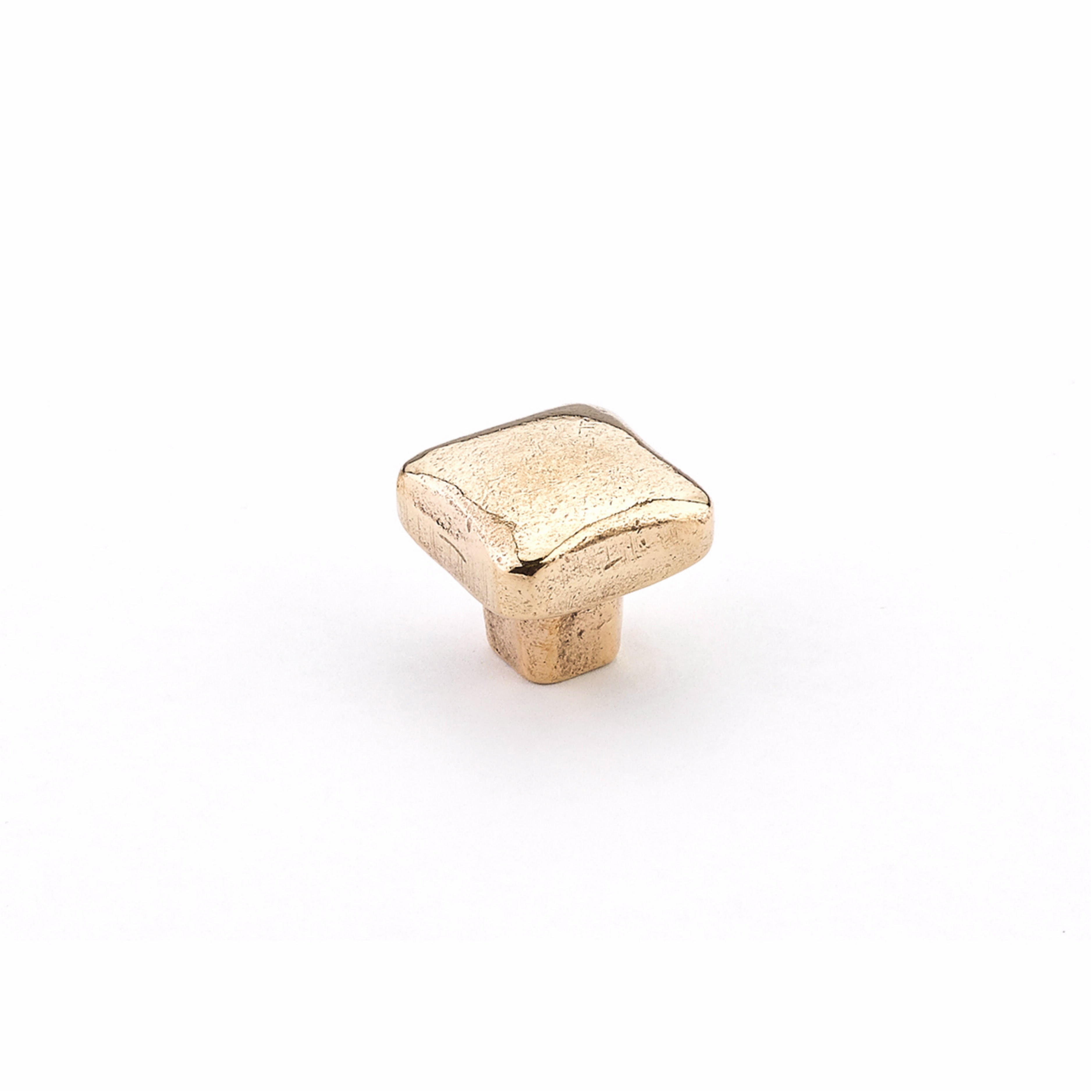 Schaub 765-NB 1" Diameter Vinci Soft Square Cabinet Knob Natural Bronze Finish