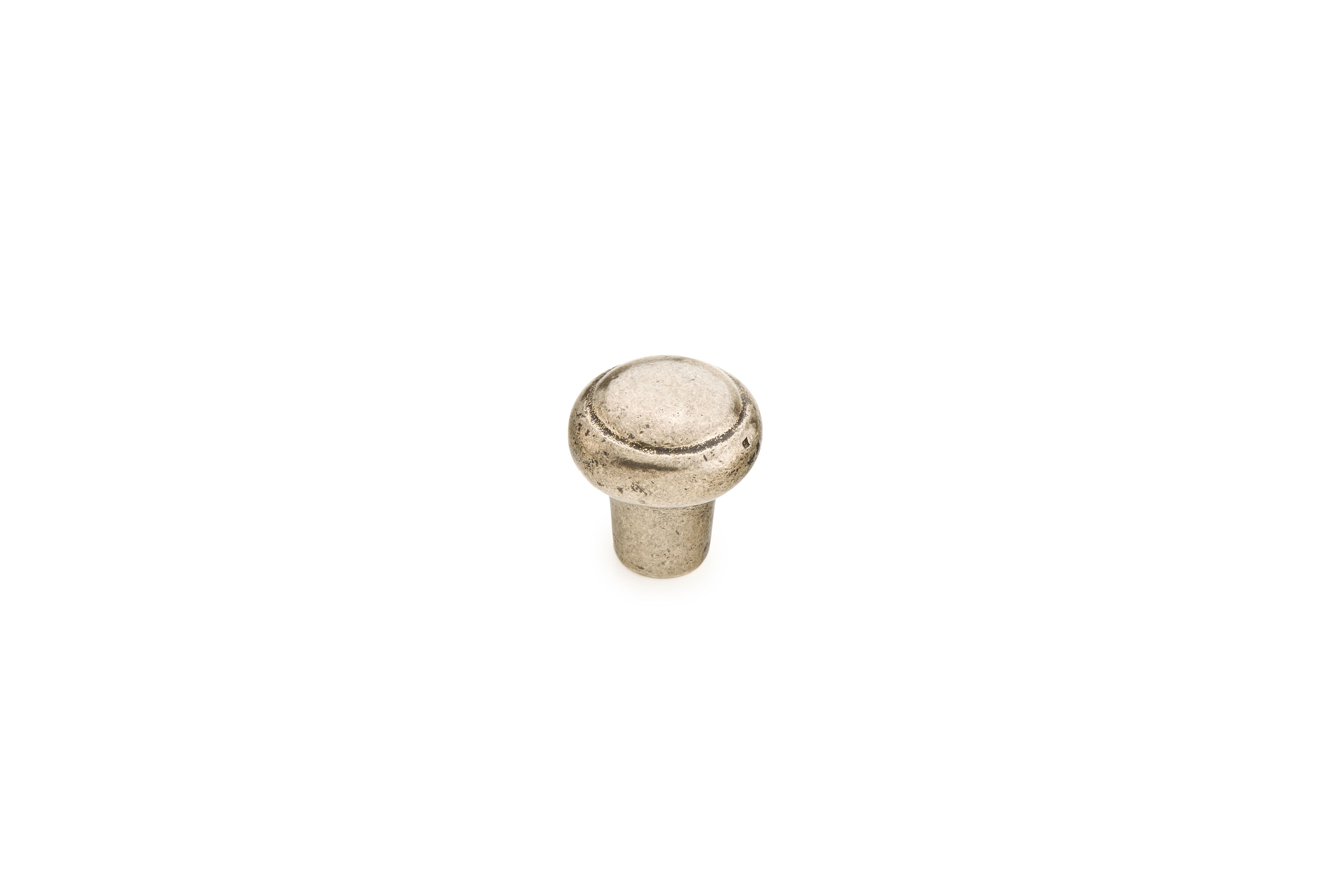 Schaub 781-IN 1-3/8" Mountain Round Cabinet Knob Italian Nickel Finish Main image