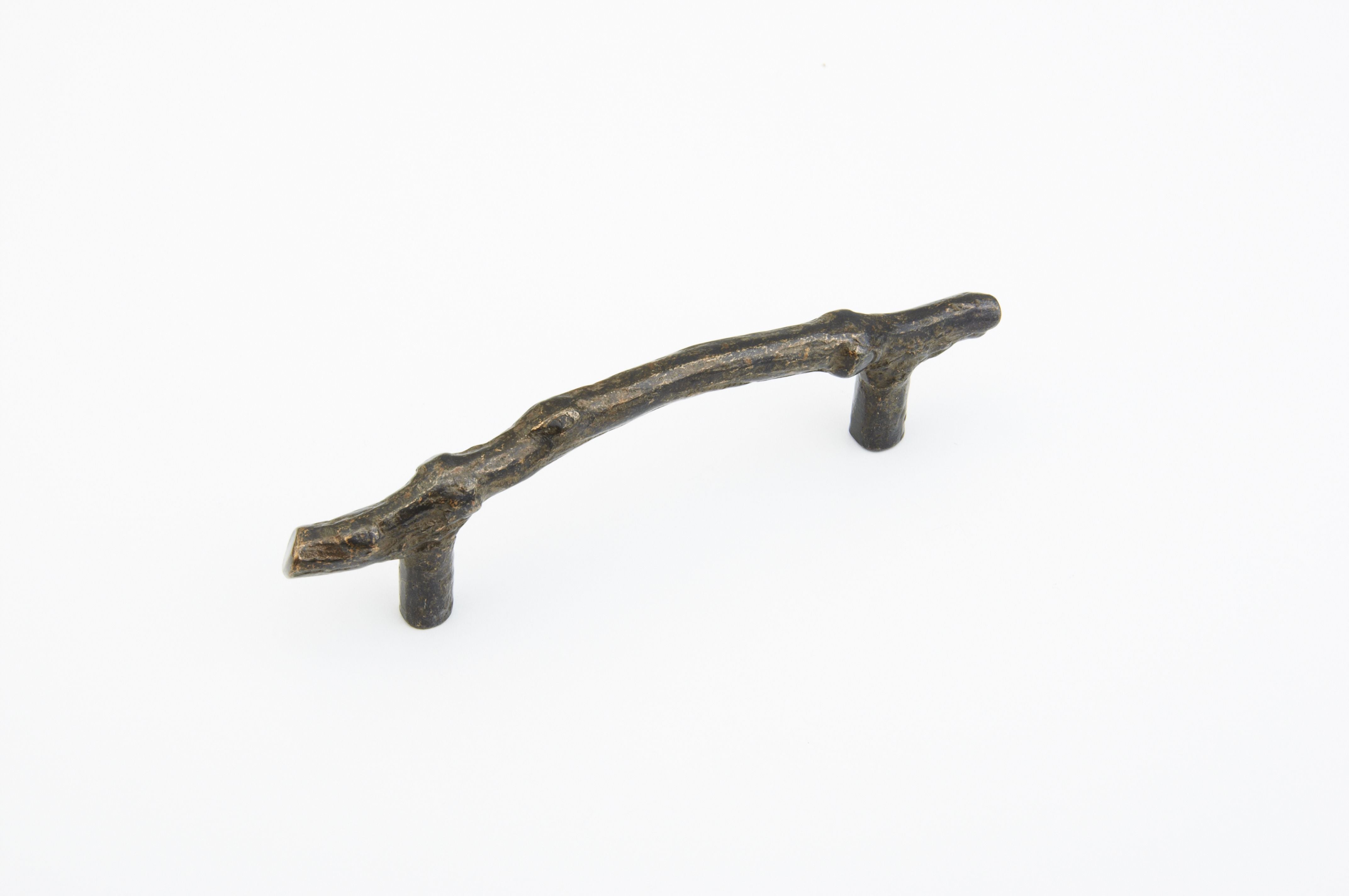 Schaub 783-AZ 4" Center to Center Mountain Twig Cabinet Pull Antique Bronze Finish Main image