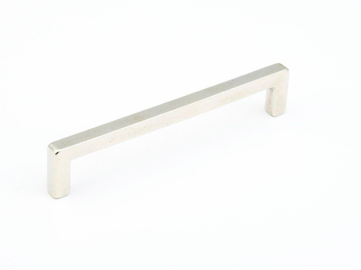 Schaub 788-6-PWB 6" Center to Center Vinci Cabinet Pull Polished White Bronze Finish Main image