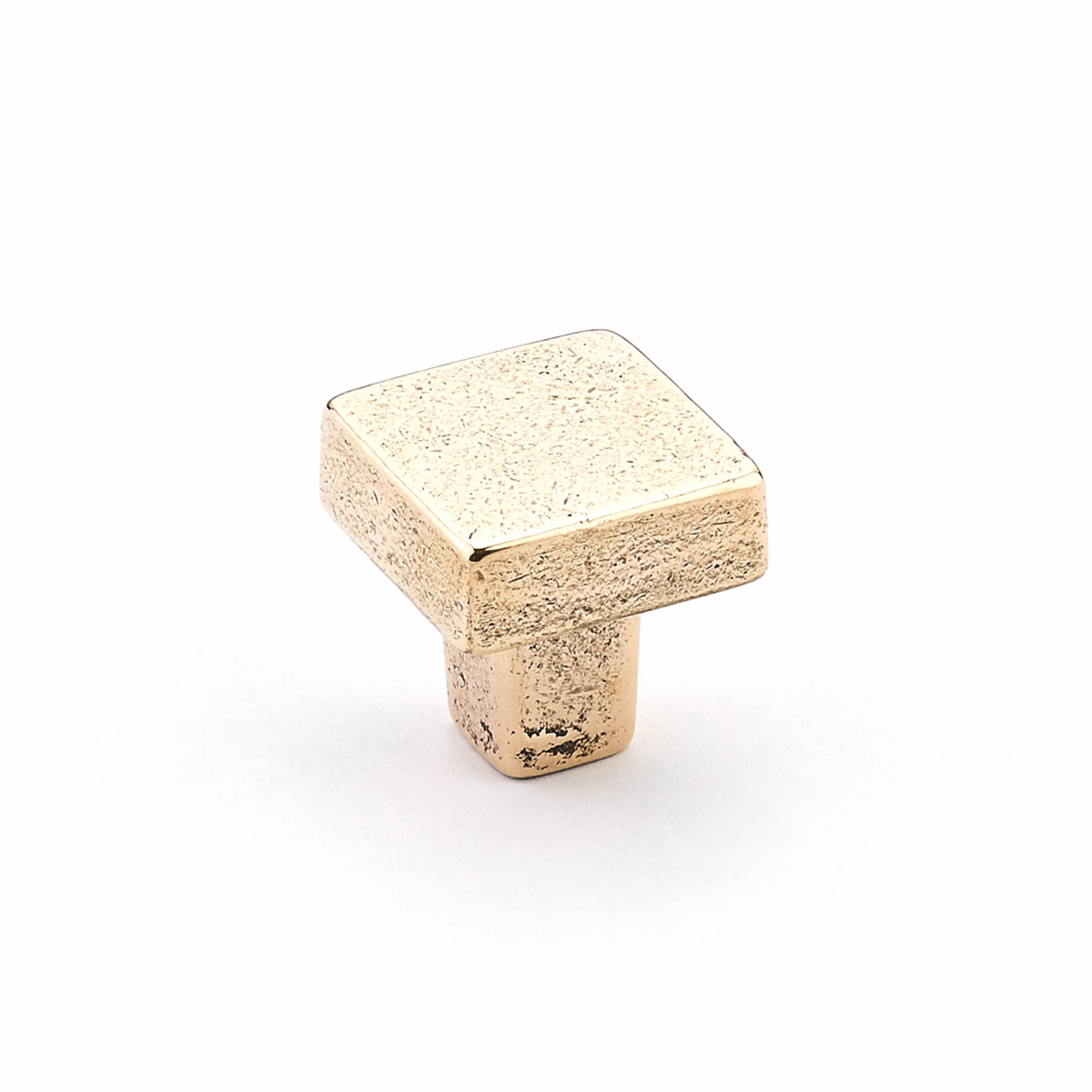 Schaub 789-NB 1-1/4" Diameter Square Vinci Cabinet Knob Natural Bronze Finish Main image