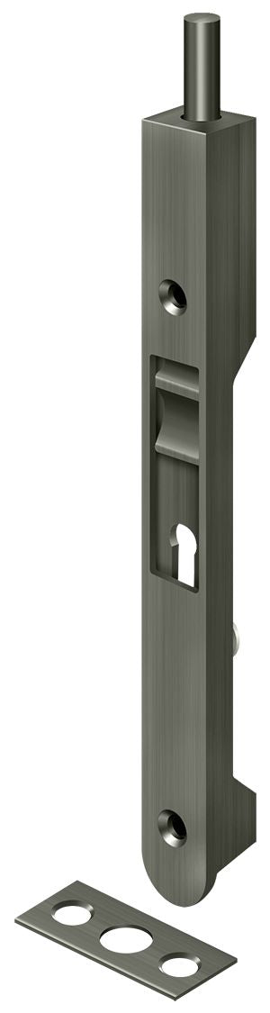 Deltana - 7" Flush Bolt; Heavy Duty - Antique Nickel