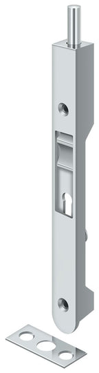 Deltana - 7" Flush Bolt; Heavy Duty - Bright Chrome