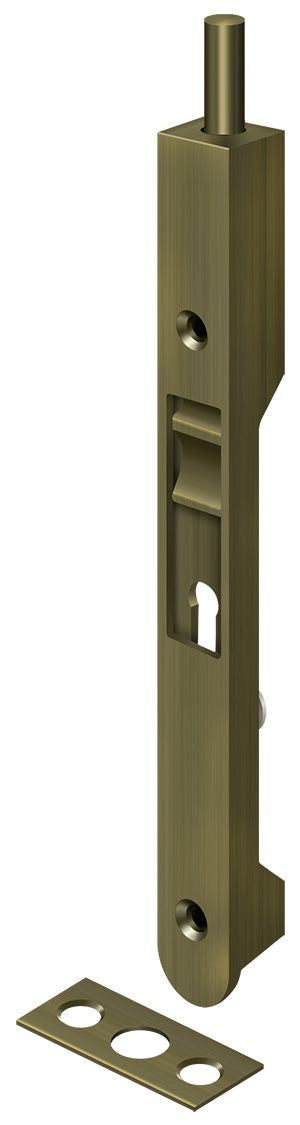 Deltana - 7" Flush Bolt; Heavy Duty - Antique Brass