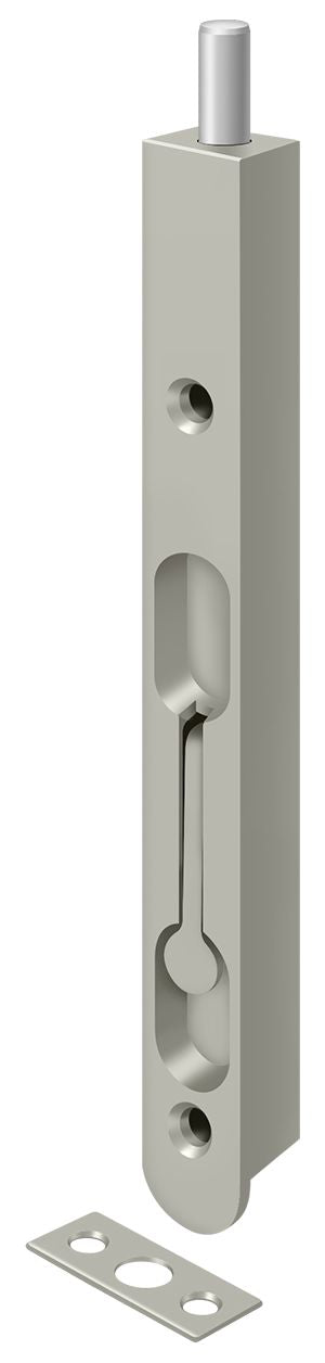 Deltana - 7" Flush Bolt; Zinc - Satin Nickel