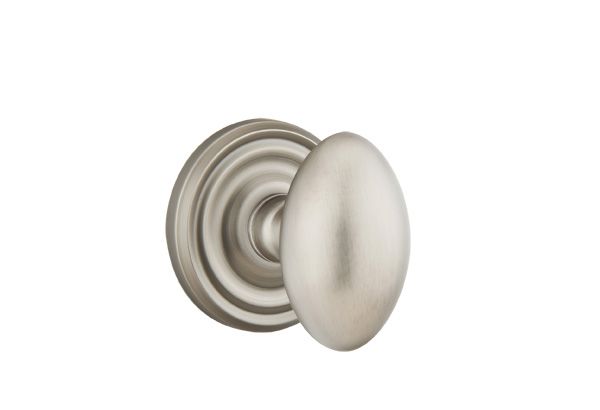 Emtek - Egg Knob Dummy Pair with Regular Rose for 1-1/4" to 2" Door Secondary image