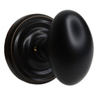 Emtek - Egg Knob 2-3/8" Backset Passage with Regular Rose for 1-1/4" to 2" Door - Oil Rubbed Bronze