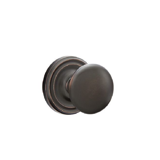 Emtek - Providence Knob 2-3/8" Backset Passage with Regular Rose for 1-1/4" to 2" Door - Oil Rubbed Bronze
