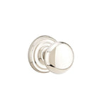 Emtek - Providence Knob 2-3/8" Backset Passage with Regular Rose for 1-1/4" to 2" Door - Polished Nickel Lifetime