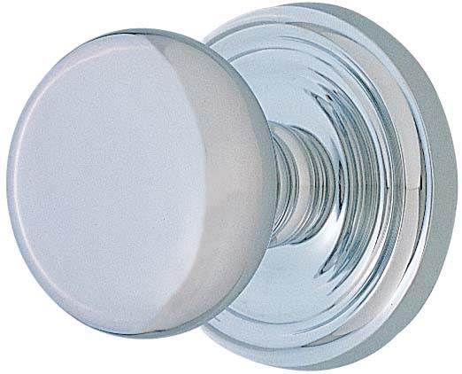 Emtek - Providence Knob 2-3/8" Backset Passage with Regular Rose for 1-1/4" to 2" Door - Polished Chrome