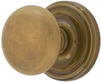 Emtek - Providence Knob 2-3/8" Backset Passage with Regular Rose for 1-1/4" to 2" Door - French Antique Brass