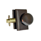 Emtek - Providence Knob 2-3/8" Backset Passage with Rectangular Rose for 1-1/4" to 2" Door - Oil Rubbed Bronze