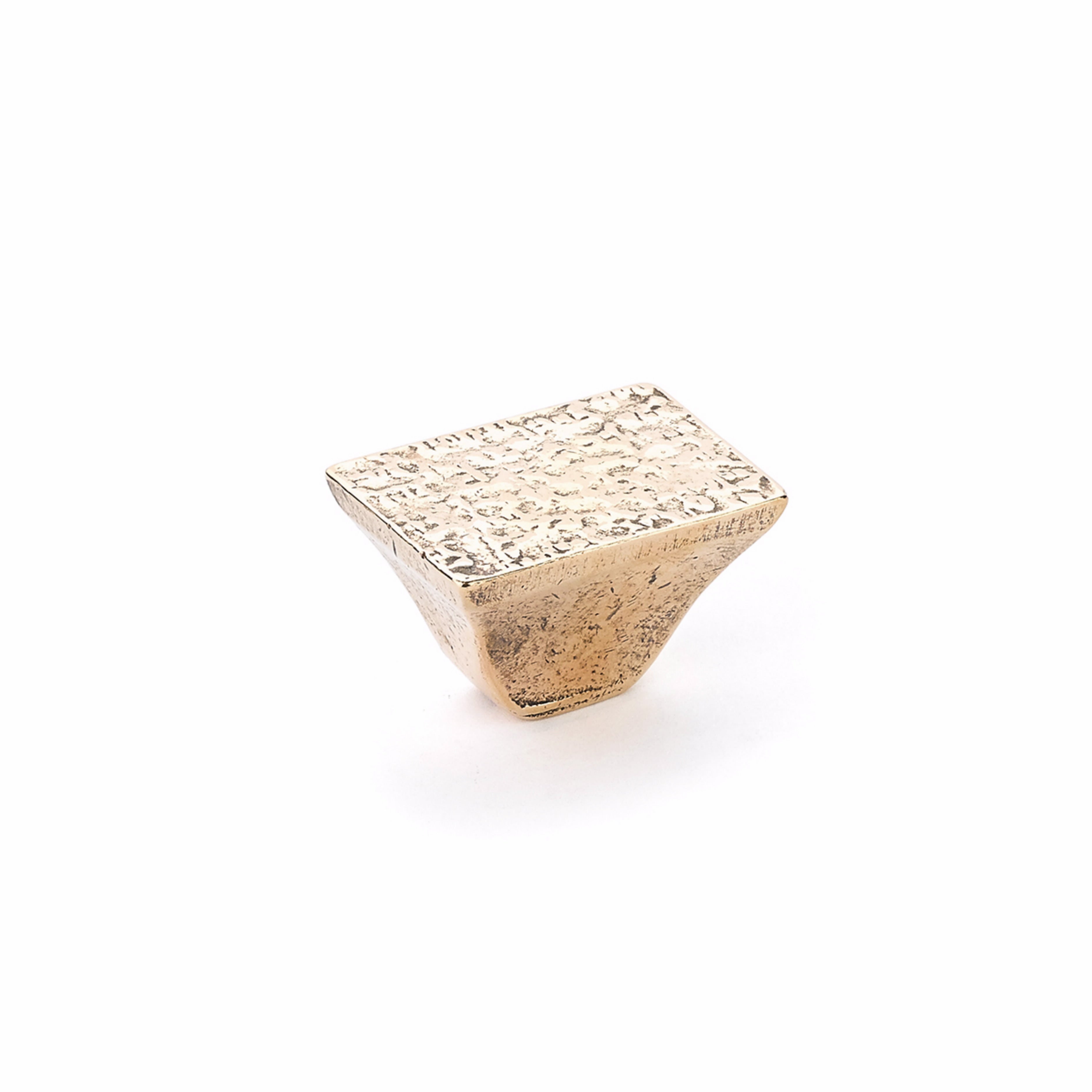 Schaub 814-NB 1-1/4" Rectangle Vinci Cabinet Knob Natural Bronze Finish