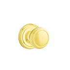 Emtek - Norwich Knob 2-3/8" Backset Privacy with Regular Rose for 1-1/4" to 2" Door - Polished Brass Lifetime