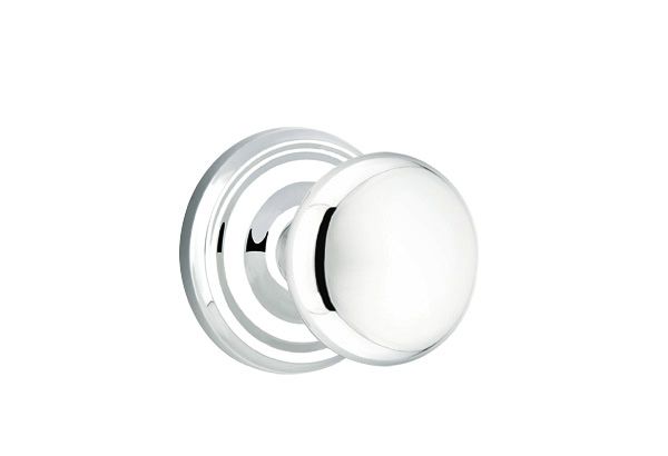 Emtek - Providence Knob 2-3/8" Backset Privacy with Regular Rose for 1-1/4" to 2" Door - Polished Chrome
