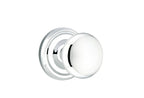 Emtek - Providence Knob 2-3/8" Backset Privacy with Regular Rose for 1-1/4" to 2" Door - Polished Chrome