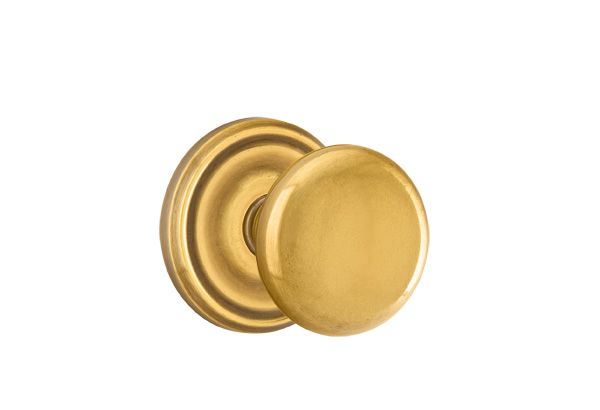 Emtek - Providence Knob 2-3/8" Backset Privacy with Regular Rose for 1-1/4" to 2" Door - French Antique Brass