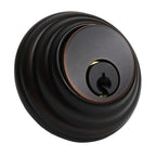 Emtek - Low Profile Single Cylinder Deadbolt with 2-3/8" and 2-3/4" Backset for 1-3/4" Door - Oil Rubbed Bronze