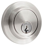Emtek - Modern Single Cylinder Deadbolt with 2-3/8" and 2-3/4" Backset for 1-3/4" Door - Satin Nickel