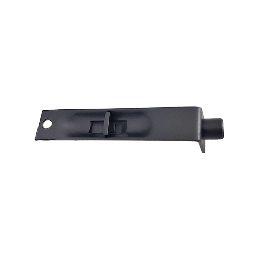 Emtek 8505US19 4" Square Corner Flush Bolt Flat Black Finish Main image