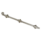 Emtek - 18" Surface Bolt with 3 Strikes - Satin Nickel