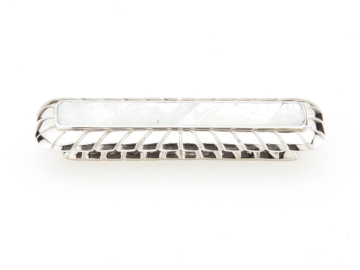 Schaub 852-MOP-PN 3" Center to Center Symphony Mother of Pearl Cabinet Pull Polished Nickel Finish