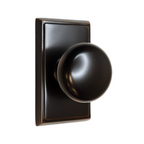 Emtek - Providence Knob Dummy Pair with Rectangular Rose for 1-1/4" to 2" Door - Oil Rubbed Bronze