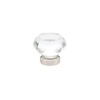 Emtek - Old Town Clear 1-1/4" Cabinet Knob - Satin Nickel