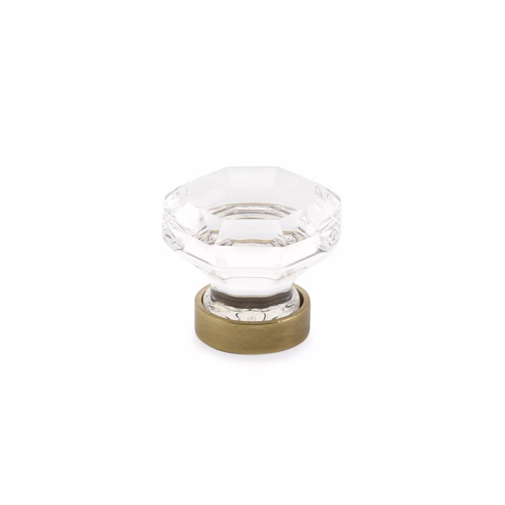 Emtek - Old Town Clear 1-1/4" Cabinet Knob - Polished Chrome