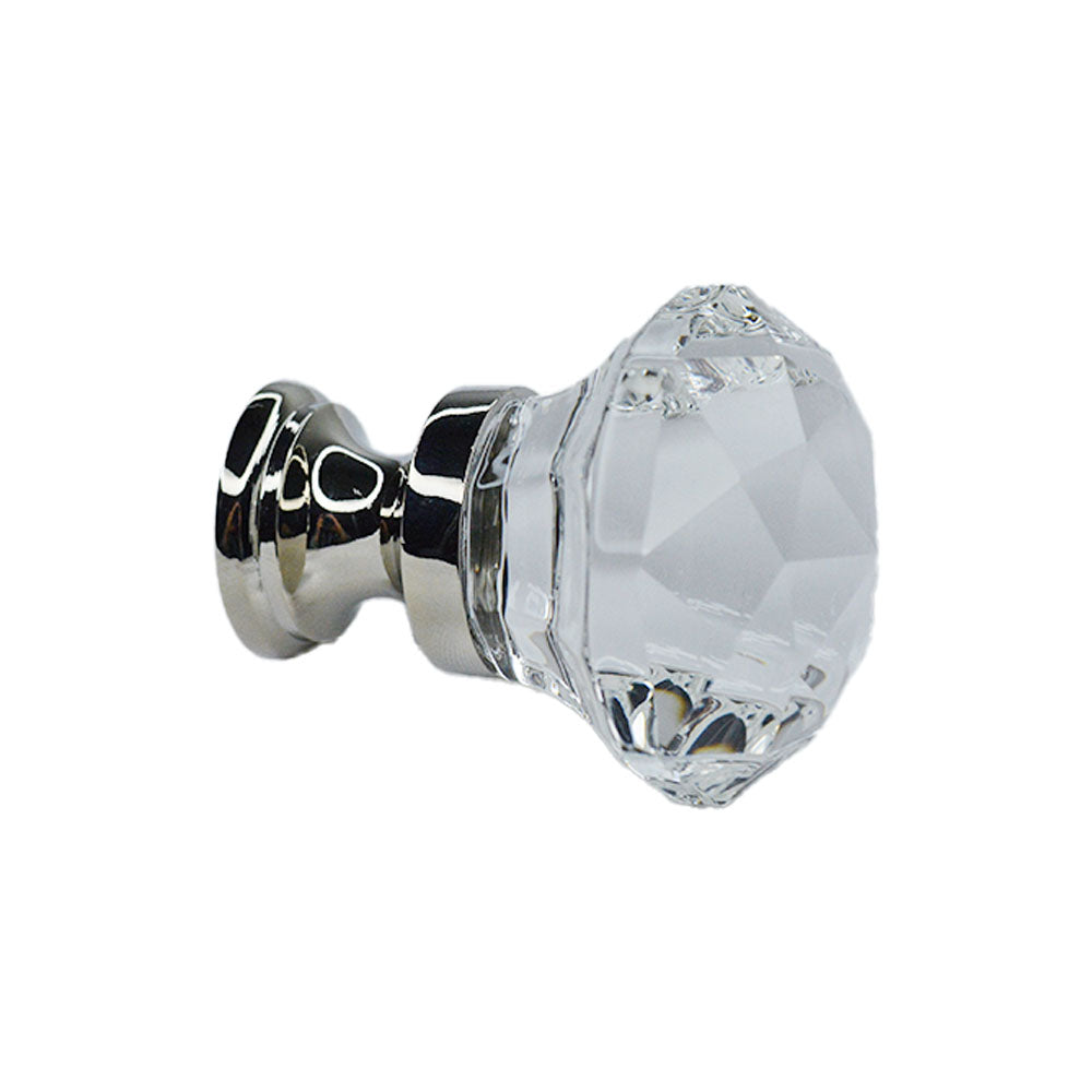 Emtek - Diamond 1-1/4" Cabinet Knob - Polished Nickel Lifetime