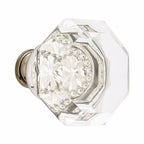Emtek - Old Town Clear 1-3/4" Cabinet Knob - Polished Nickel Lifetime