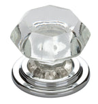 Emtek - Old Town Clear 1-3/4" Cabinet Knob - Polished Chrome