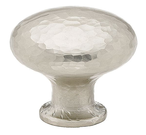 Emtek - Round Dimpled 1-1/4" Cabinet Knob - Satin Nickel
