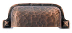 Emtek - Hammered Bin Cabinet Pull with 3" Center To Center - Oil Rubbed Bronze