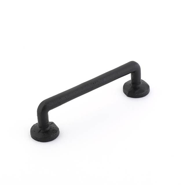 Emtek - Bronze Rod Cabinet Pull with 4" Center To Center - Flat Black Bronze