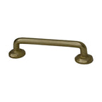 Emtek - Bronze Rod Cabinet Pull with 4" Center To Center - Tumbled White Bronze
