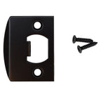 Emtek 86084US Square Corner Full Lip Strike for Passage, Privacy or Key-In Sets