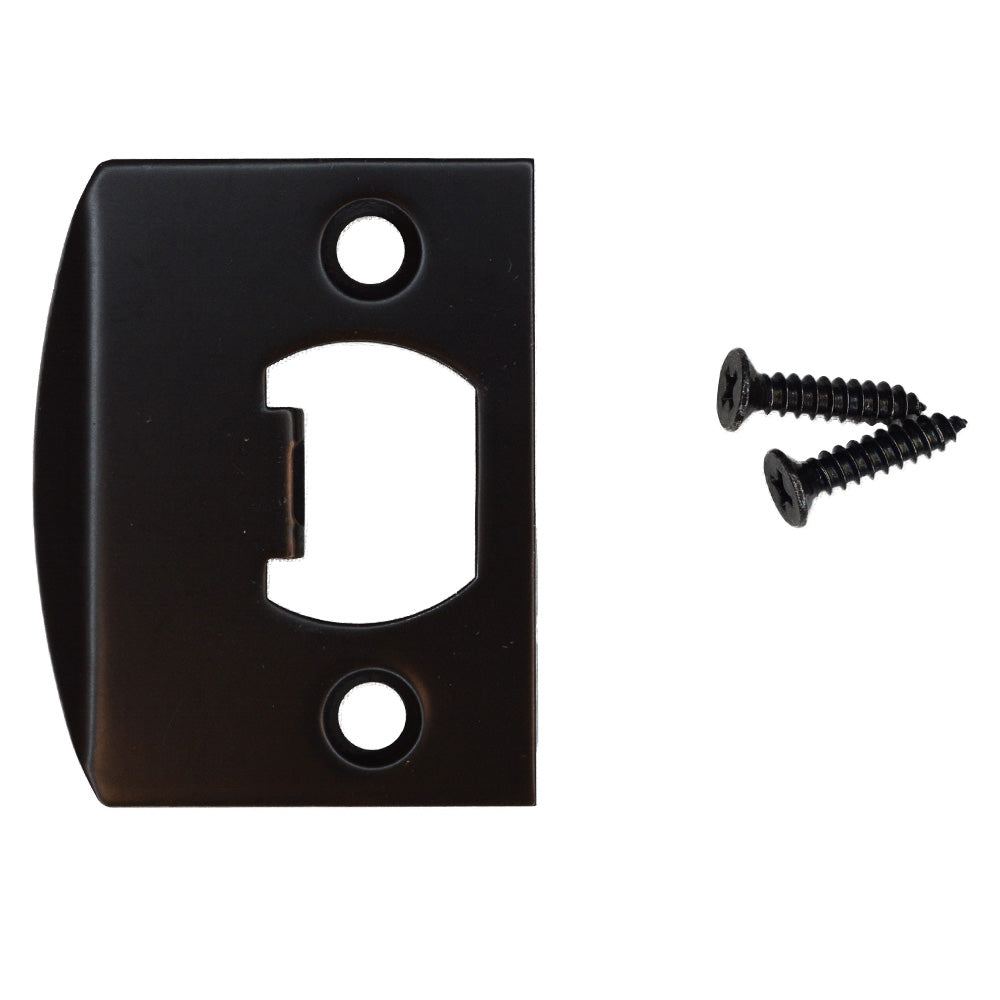 Emtek 86084US Square Corner Full Lip Strike for Passage, Privacy or Key-In Sets