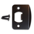 Emtek 86085US 1/4" Radius Corner Full Lip Strike for Passage, Privacy or Key-In Sets