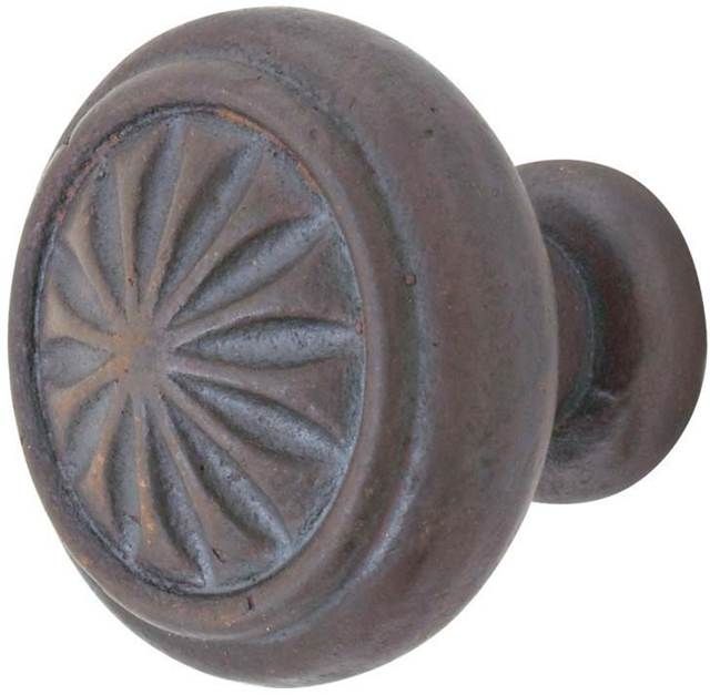 Emtek 86091MB Tuscany Round 1" Cabinet Knob Medium Bronze Finish Main image
